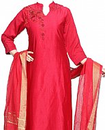 Carrot Silk Suit- Indian Dress