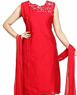 Red Silk Suit- Indian Dress