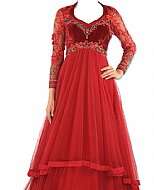 Cardinal  Net Suit- Indian Dress
