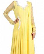 Yellow Chiffon Suit