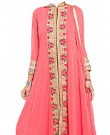 Pink Chiffon Suit- Indian Semi Party Dress