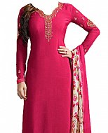Hot Pink Georgette Suit- Indian Semi Party Dress