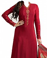 Maroon Georgette Suit- Indian Semi Party Dress