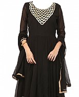 Black Chiffon Suit- Indian Dress