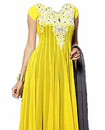 Yellow Chiffon Suit