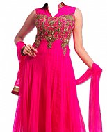 Hot Pink Chiffon Suit- Indian Dress