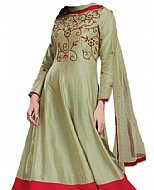 Pistachio Georgette Suit- Indian Semi Party Dress