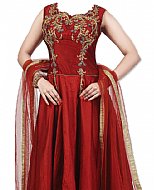 Maroon Georgette Suit