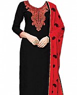 Black/Red Georgette Suit- Indian Dress