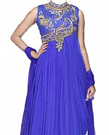 Royal Blue Net Suit- Indian Dress