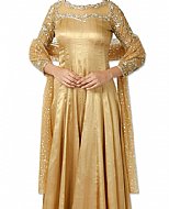 Golden Silk Suit- Indian Dress