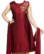 Maroon Silk Suit- Indian Dress