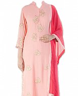 Pink Georgette Suit- Indian Semi Party Dress