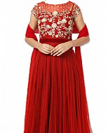 Red Net Suit- Indian Dress