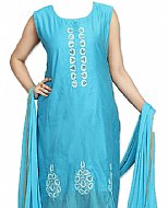 Turquoise Silk Suit- Indian Dress