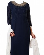 Blue Chiffon Suit- Indian Dress