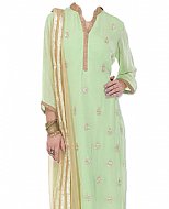 Mint Green Chiffon Suit- Indian Dress