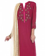 Magenta Chiffon Suit- Indian Dress