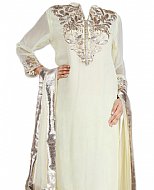 Off-white Chiffon Suit- Indian Dress