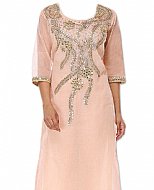 Light Peach Chiffon Suit- Indian Dress