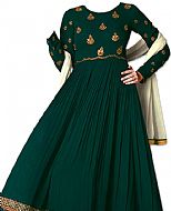 Teal Georgette Suit- Indian Dress