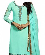 Turquoise Georgette Suit- Indian Dress