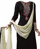 Black Georgette Suit- Pakistani Casual Clothes