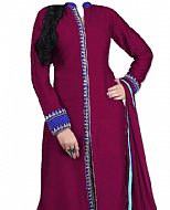 Magenta Chiffon Suit- Indian Semi Party Dress