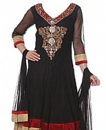 Black Chiffon  Suit- Indian Semi Party Dress