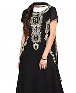 Black Chiffon Suit- Indian Semi Party Dress