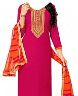 Pink/Orange Georgette Suit- Indian Semi Party Dress