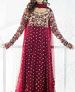 Magenta Chiffon Suit- Pakistani Formal Designer Dress