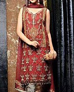 Red Chiffon Suit- Pakistani Formal Designer Dress