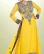 Yellow Chiffon Suit- Pakistani Party Wear Dress