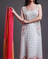 Off-white Chiffon Suit- Pakistani Formal Designer Dress