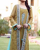 Beige Chiffon Suit- Pakistani Party Wear Dress