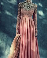 Peach Chiffon Suit- Pakistani Formal Designer Dress