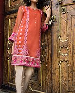 Rust Chiffon Suit- Pakistani Formal Designer Dress