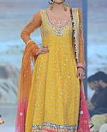 Yellow Chiffon Suit- Pakistani Party Wear Dress