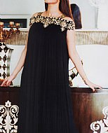 Black Chiffon Suit- Pakistani Formal Designer Dress