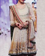 Light Golden Chiffon Suit- Pakistani Formal Designer Dress