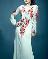 Off-white Chiffon Suit- Pakistani Party Wear Dress