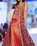 Red Chiffon Suit- Pakistani Formal Designer Dress