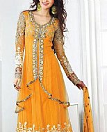 Yellow Chiffon Suit