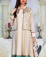 Cream Chiffon Suit- Pakistani Party Wear Dress