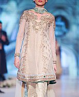 Off-white Chiffon Suit- Pakistani Formal Designer Dress