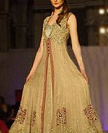 Fawn Chiffon Suit- Pakistani Party Wear Dress