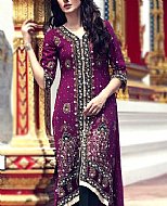 Indigo Chiffon Suit- Pakistani Party Wear Dress