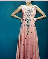 Pink Chiffon Suit- Pakistani Formal Designer Dress