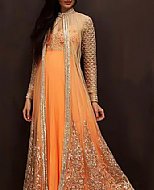 Orange  Chiffon Suit